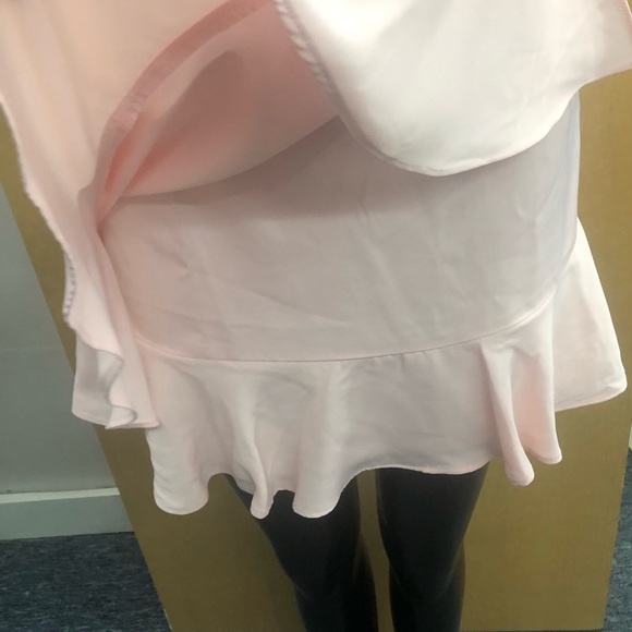 Superdown 2pc, ruffle wrap skirt, ruffle tie top, pink, XS, NWT - Picture 6 of 13